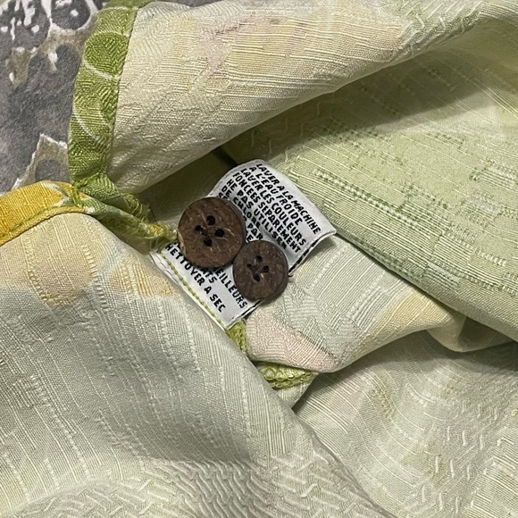 Tommy Bahama Hawaiian Girl button down silk shirt XL vintage - Picture 4 of 6